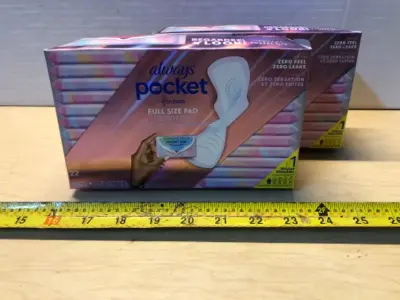 2 boxes always flex foam pocket 22pads size 1