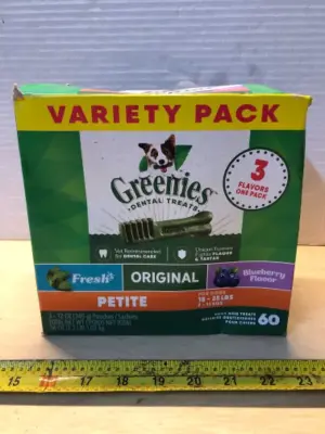 36oz greenies variety pack dental treats exp:9/26