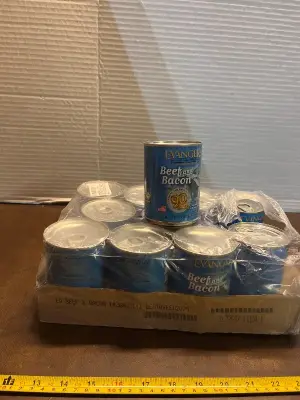 11ct beef & bacon canned dog food