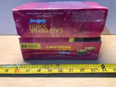 2 boxes 12 cans each box cherry car scents