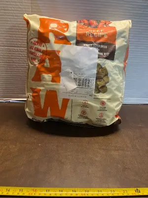 beef recipe dog food (taped)