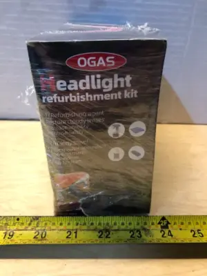 3 boxes headlight refurbishment kit