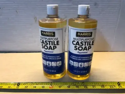2 bottles 32oz multipurpose Castile soap