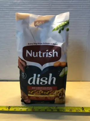 3.75lb nutrish dish dog food exp:5/24-26
