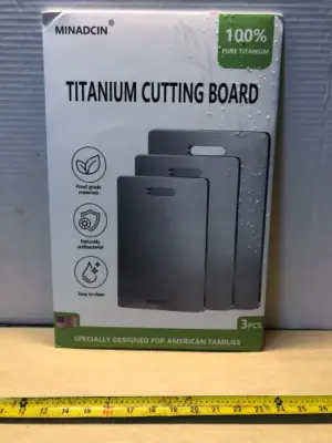 3pc titanium cutting board