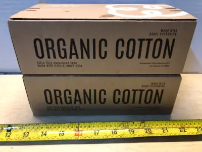 2 boxes organic cotton regular liners