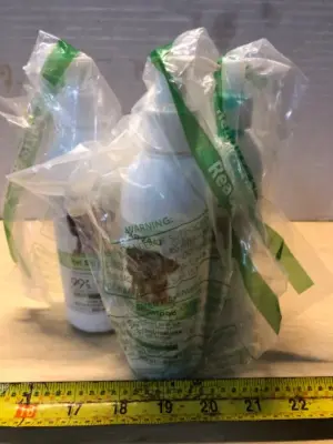 3 bottles 250ml pet shampoo