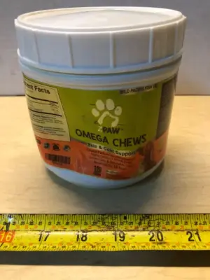 150 omega chews skin and coat for dogs exp:8/22