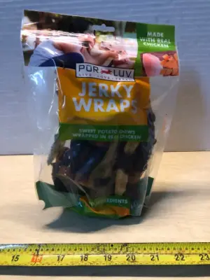 16oz jerky wraps for dogs exp:12/3/27