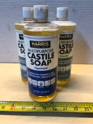3 bottles 32oz multipurpose Castile soap