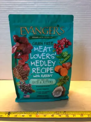 4.4lb evangers cat and kitten food exp:6/23/27