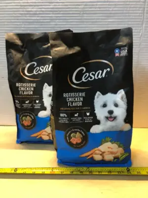 2 bags 5lb Cesar dog food exp:4/24/26