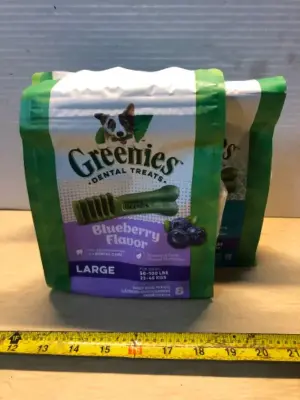 3 bags 12oz greenies various dental treats exp:9/26/29