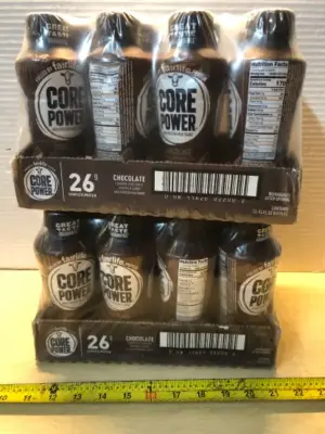 2 packages core power chocolate protein shakes exp:6:27/26