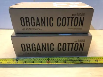 2 boxes organic cotton regular and long liners