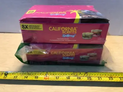 2 boxes 12 cherry car scents each