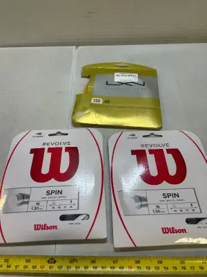 3 packs of tennis string