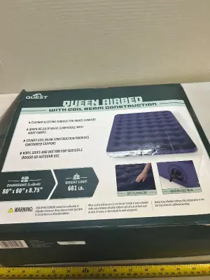 queen airbed as is