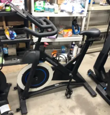 5.0C horizon fitness bike missing power cord untested