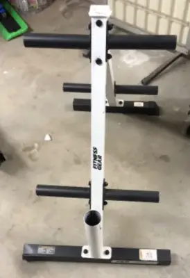 Fitness gear weight rack