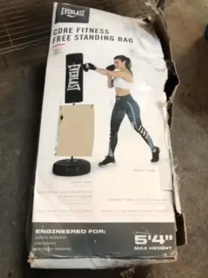 Everlast core fitness free standing bag as is