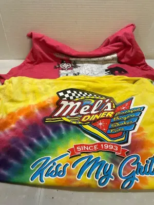 2 XXL graphic tshirts and nautica crewneck