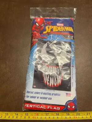 spider man wall flag