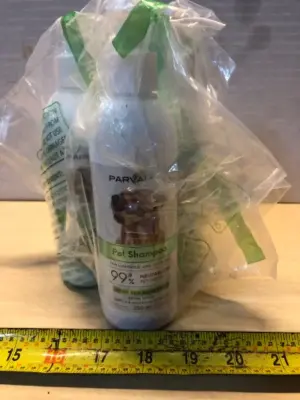 3 bottles 250ml pet shampoo
