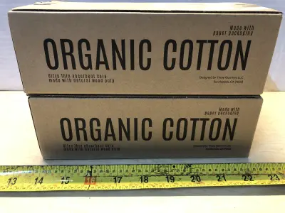 2 boxes organic cotton regular liners