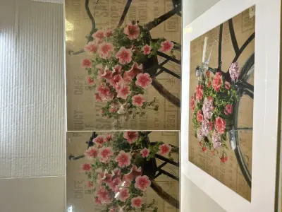 set of three wall prints