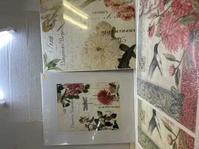 4 ct garden theme wall prints