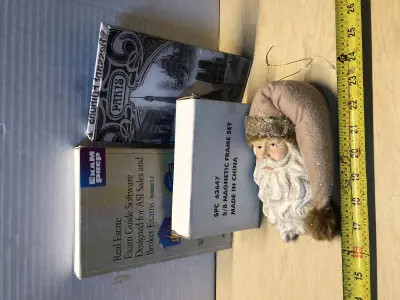 Santa , magnetic frames, book box, real estate software