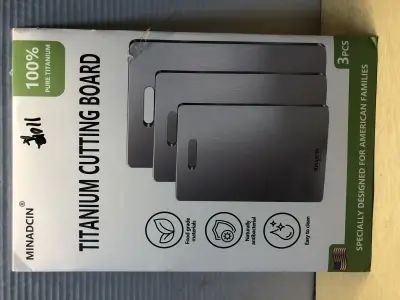 3pc titanium cutting board