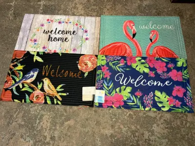 4ct “welcome” mats