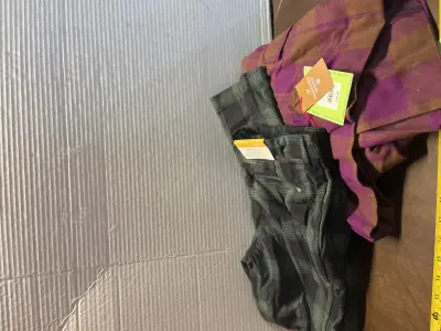 large flannel jacket , 32 x 32 trousers