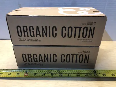 2 boxes organic cotton long liners