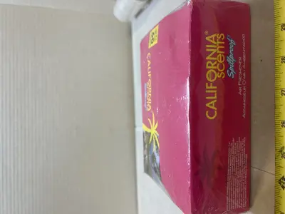 box of California scents spill proof, air freshener