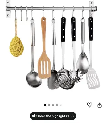 2 stainless steel sliding kitchen racks