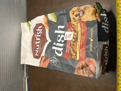 2ct nutrish 3.75lb dog food exp05/26