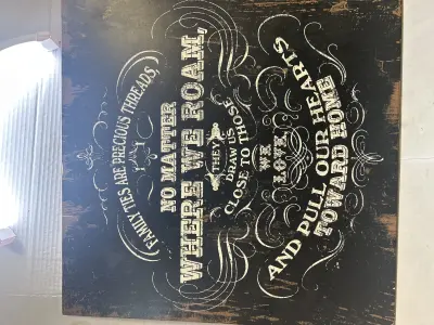 family saying wall sign