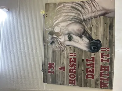 horse wall sign
