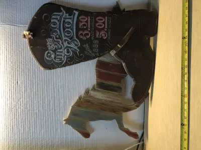 2pc wooden decor