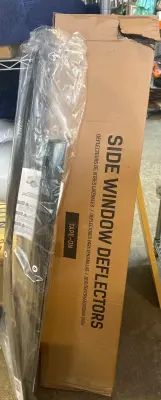 tape on side window deflectors