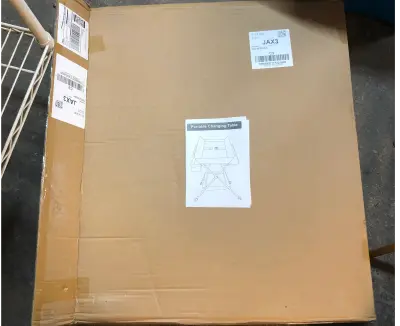 Portable changing table