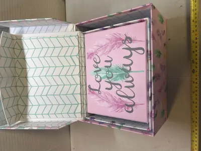 set of three decorative boxes