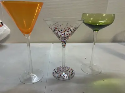 3ct martini glasses