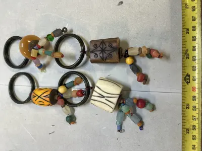 set of 4 napkin rings