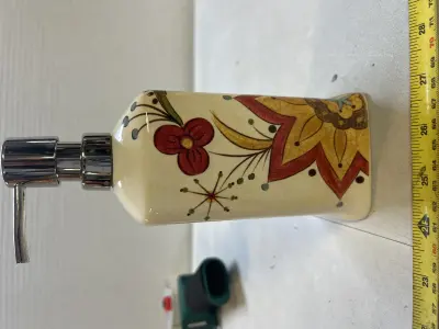 glass soap dispenser