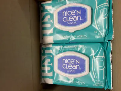 8ct nice & clean wipes