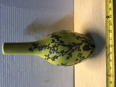 Green vase